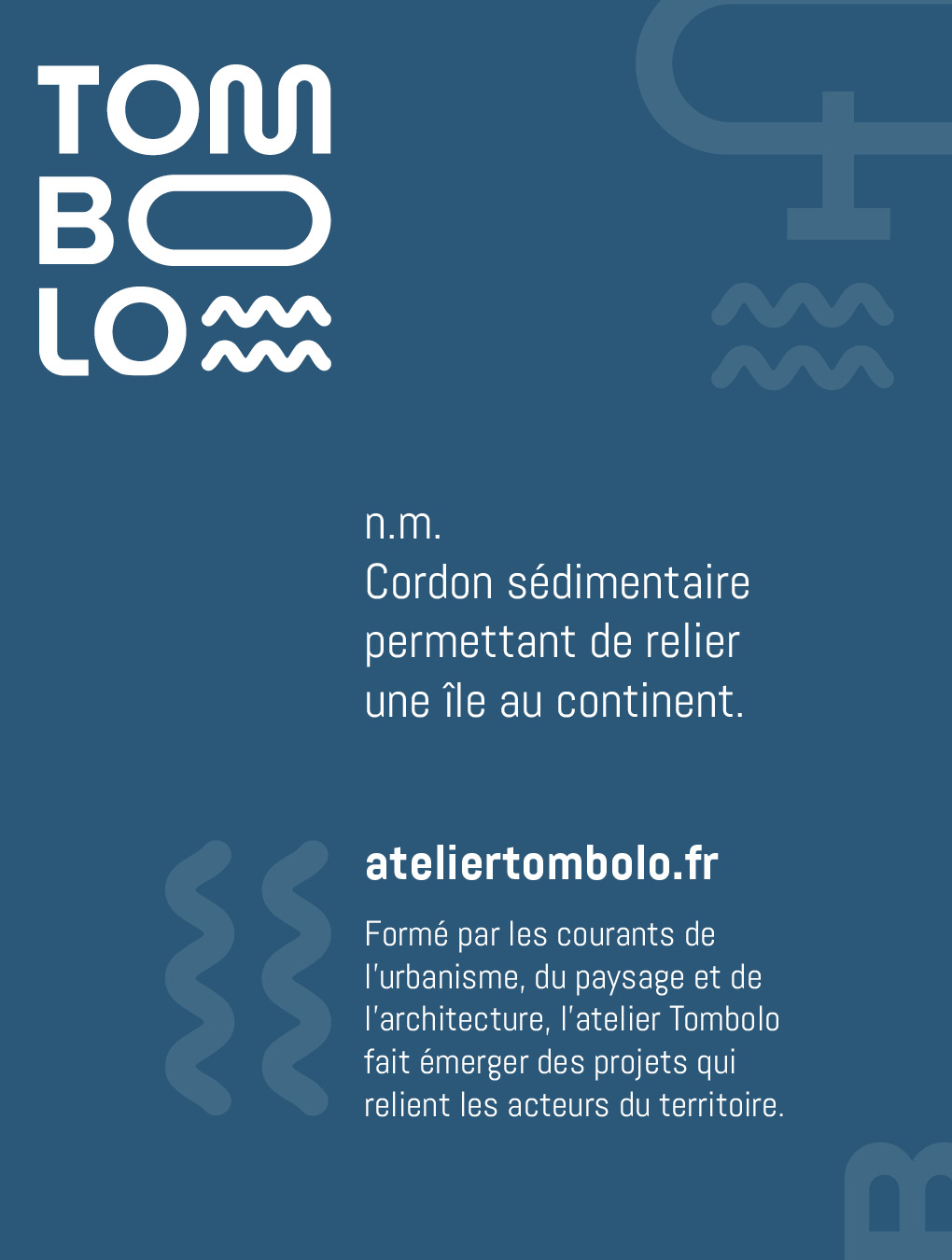 Présentation et déclinaison identité visuelle atelier Tombolo