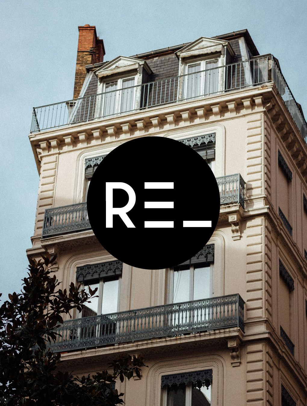 Exemple d'application du monogramme RE du bureau d'études structure patrimoine Re-Structure