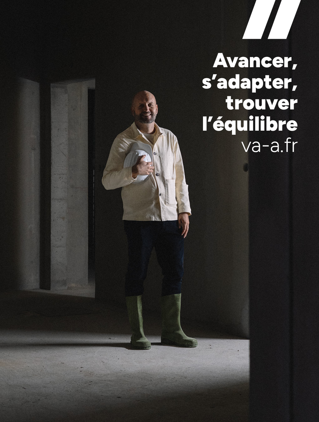 Direction artistique du fondateur de l'atelier VA'A, photo Aurélien Aumond