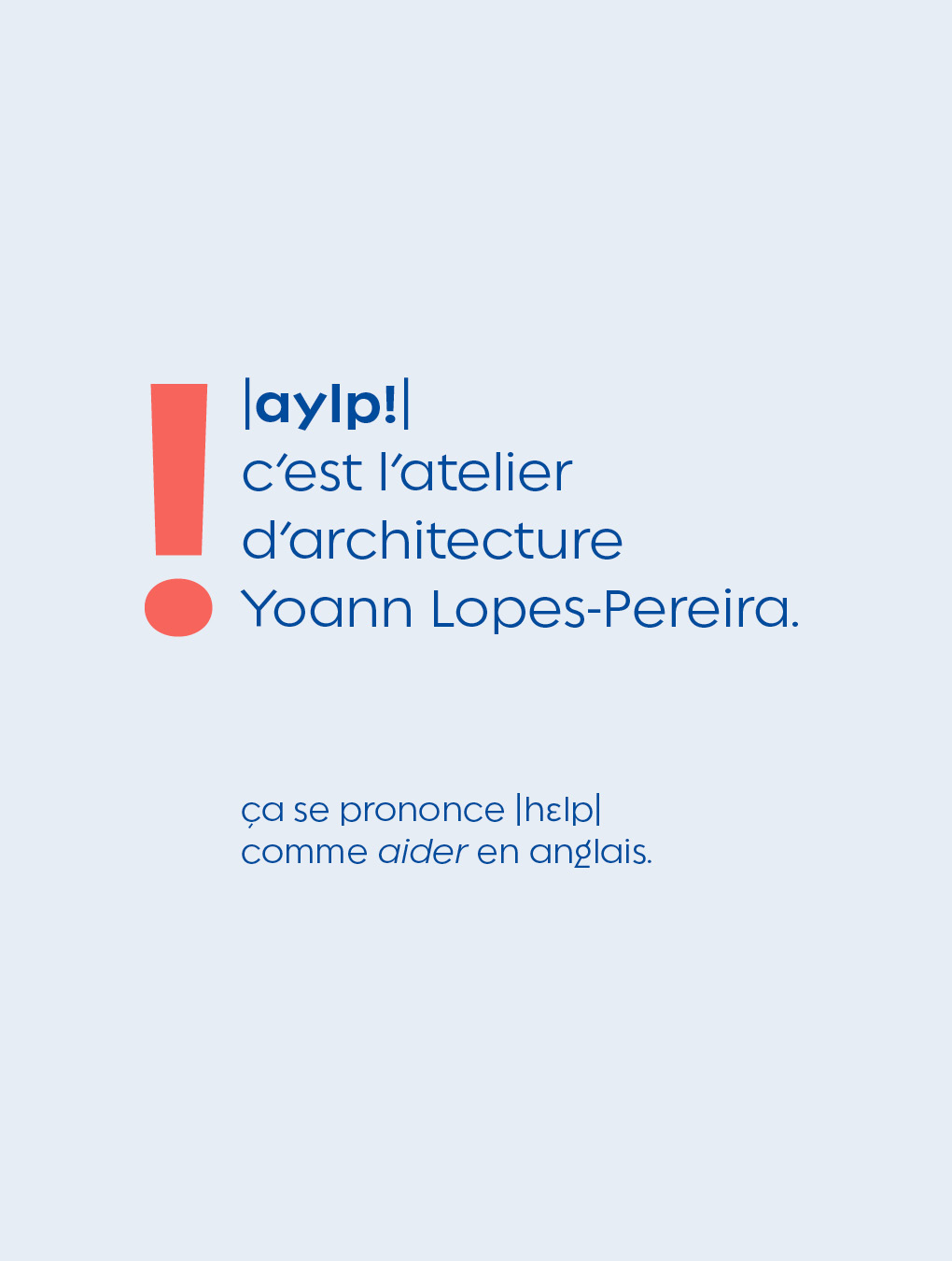 Application de l'identité visuelle de l'atelier aylp